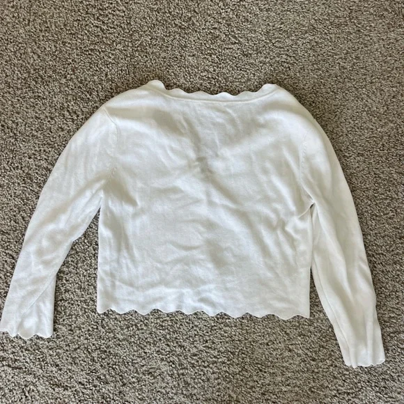 New York & Company White Cardigan - Picture 4 of 5